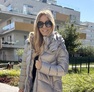 Bársony kabát gyöngyház lila – Innova Fashion – 3. kép